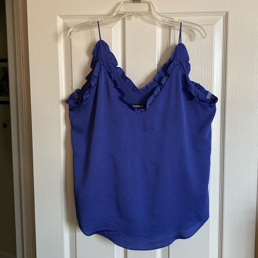 Express blue tank